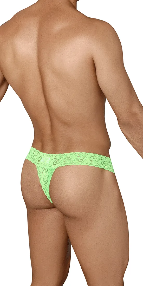 Candyman 99315 Peek A Boo Thongs Green