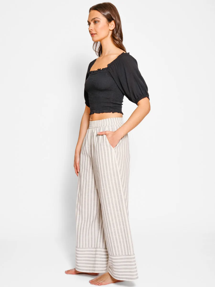 Casablanca Pant in Casablanca Stripe