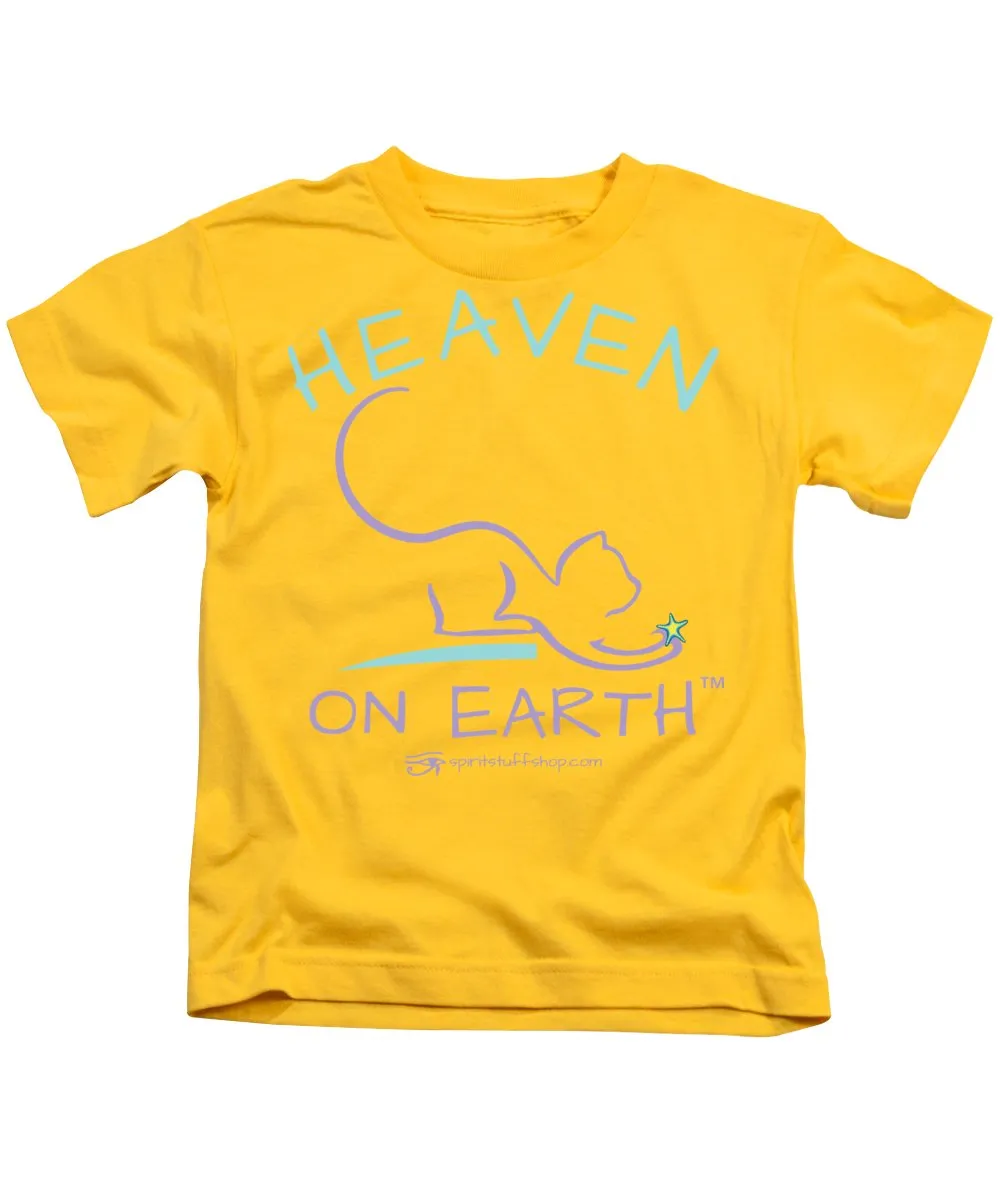 Cat/kitty Heaven On Earth - Kids T-Shirt