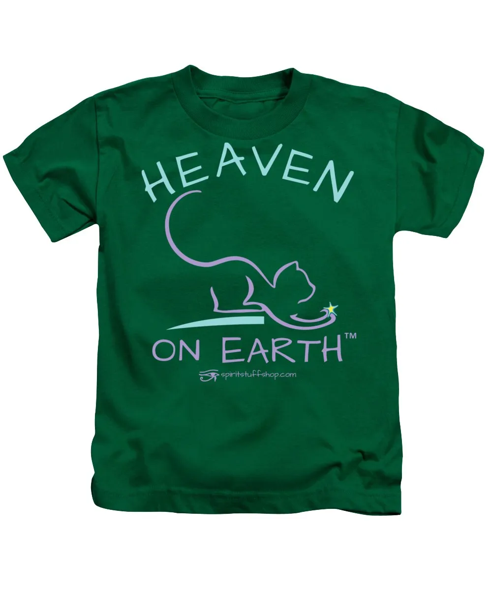 Cat/kitty Heaven On Earth - Kids T-Shirt