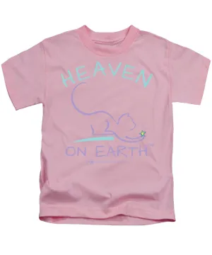 Cat/kitty Heaven On Earth - Kids T-Shirt