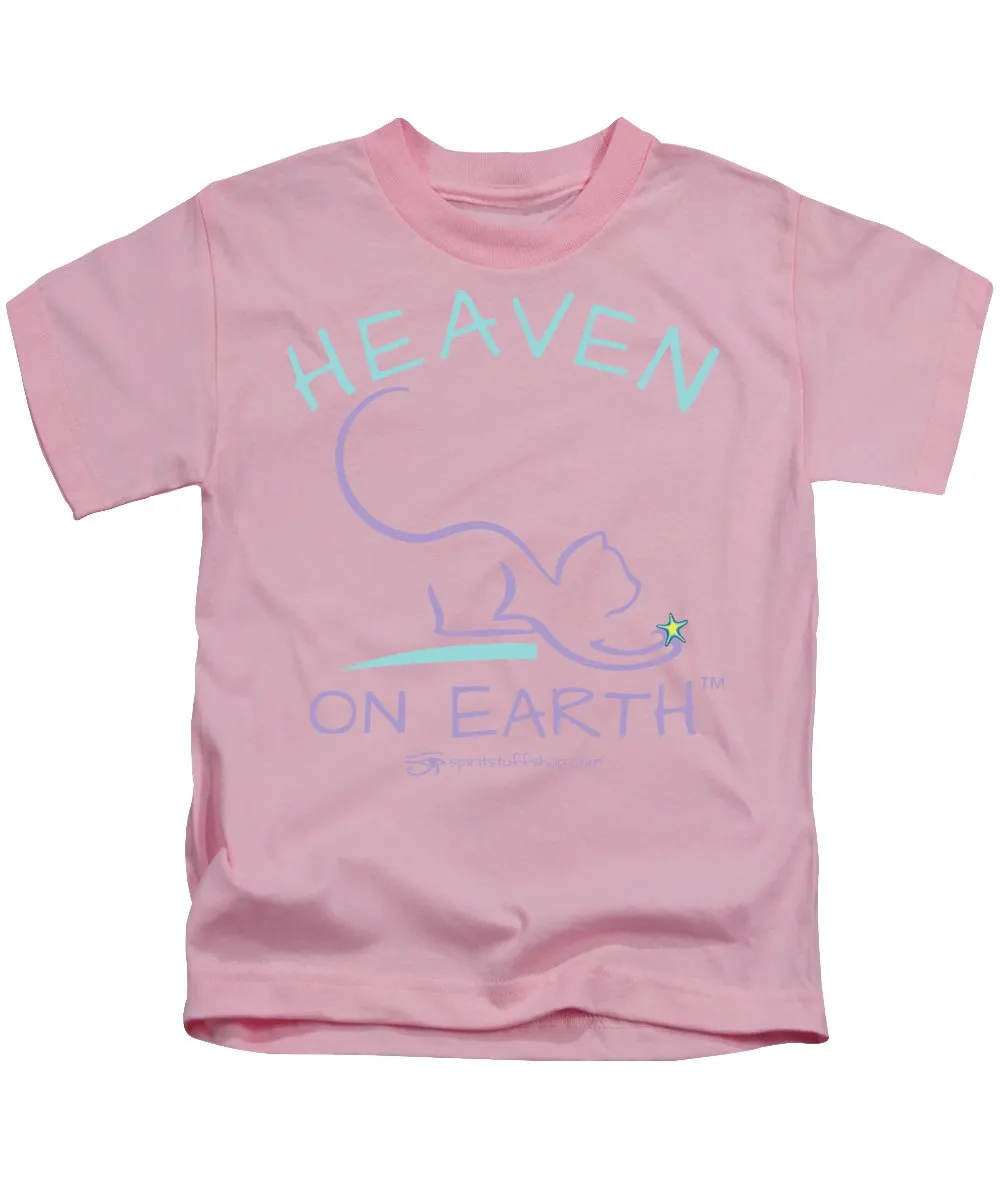 Cat/kitty Heaven On Earth - Kids T-Shirt