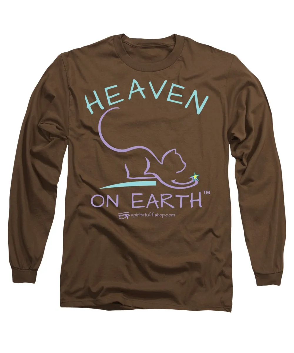 Cat/kitty Heaven On Earth - Long Sleeve T-Shirt
