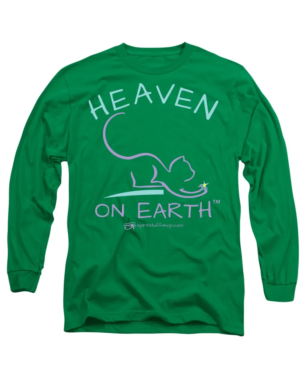 Cat/kitty Heaven On Earth - Long Sleeve T-Shirt