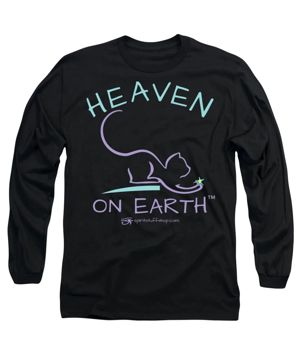 Cat/kitty Heaven On Earth - Long Sleeve T-Shirt