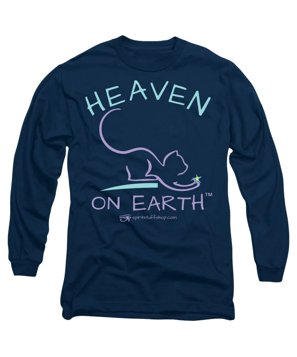 Cat/kitty Heaven On Earth - Long Sleeve T-Shirt