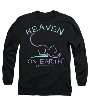 Cat/kitty Heaven On Earth - Long Sleeve T-Shirt