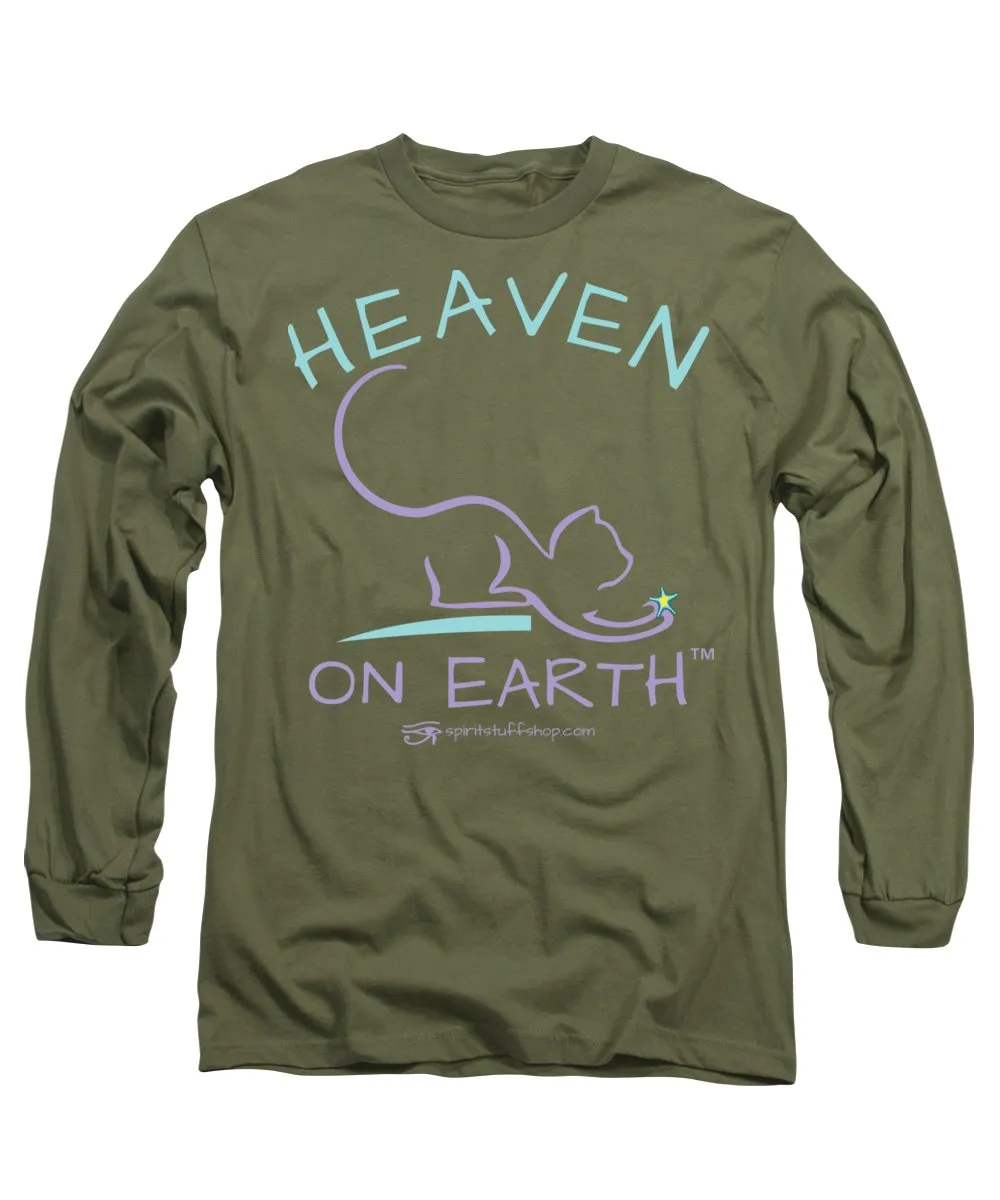Cat/kitty Heaven On Earth - Long Sleeve T-Shirt