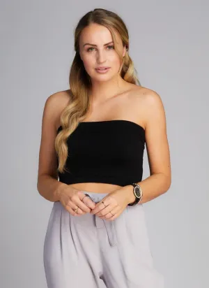 C'est Moi Bamboo Crop Tube Top