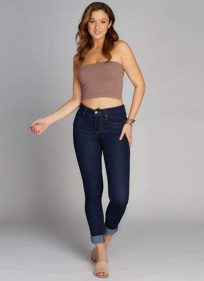 C'est Moi Bamboo Crop Tube Top