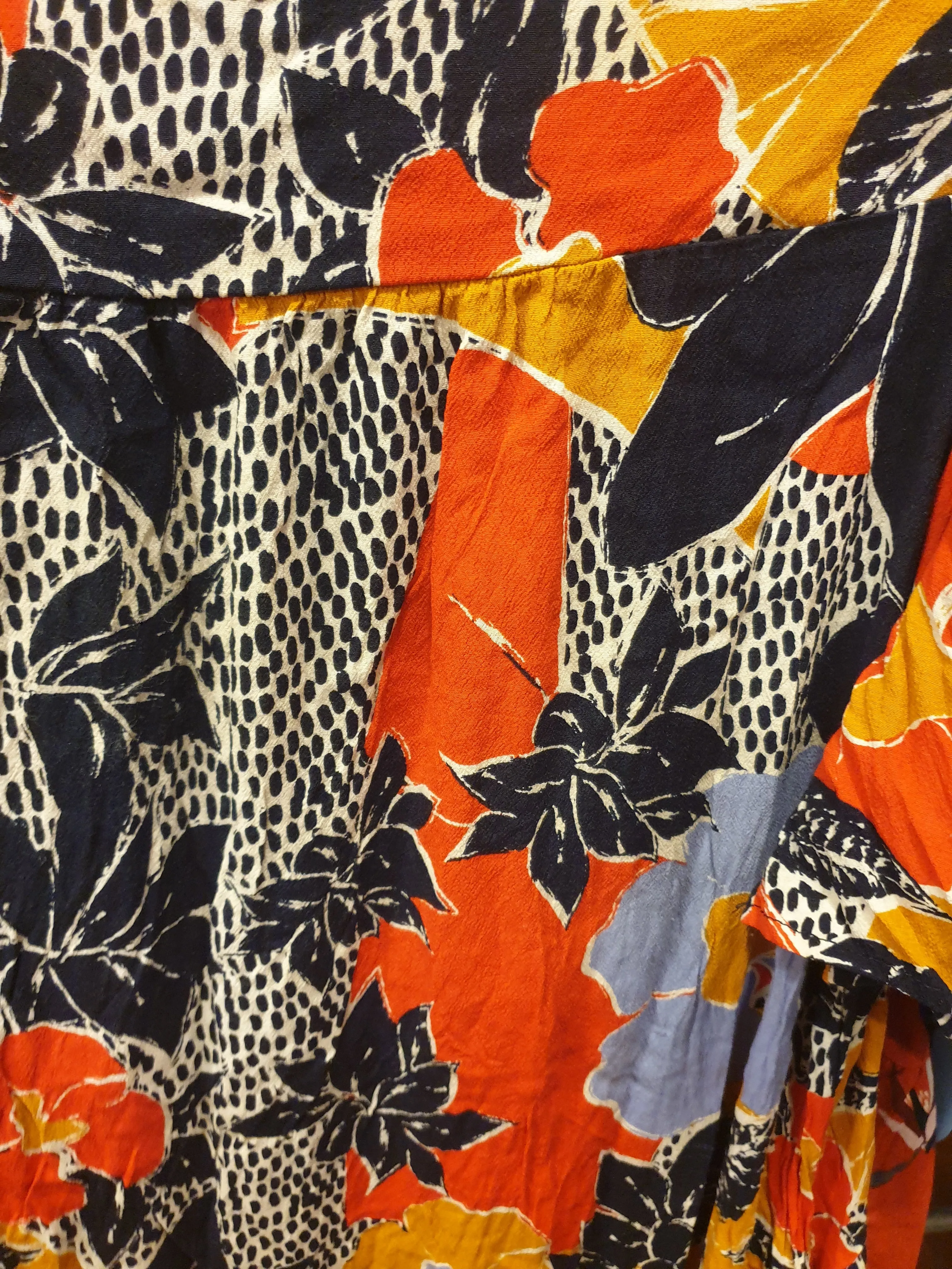 Colourful floral print dress size 20