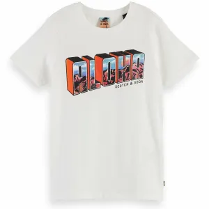 Cotton Artwork T-Shirt - White