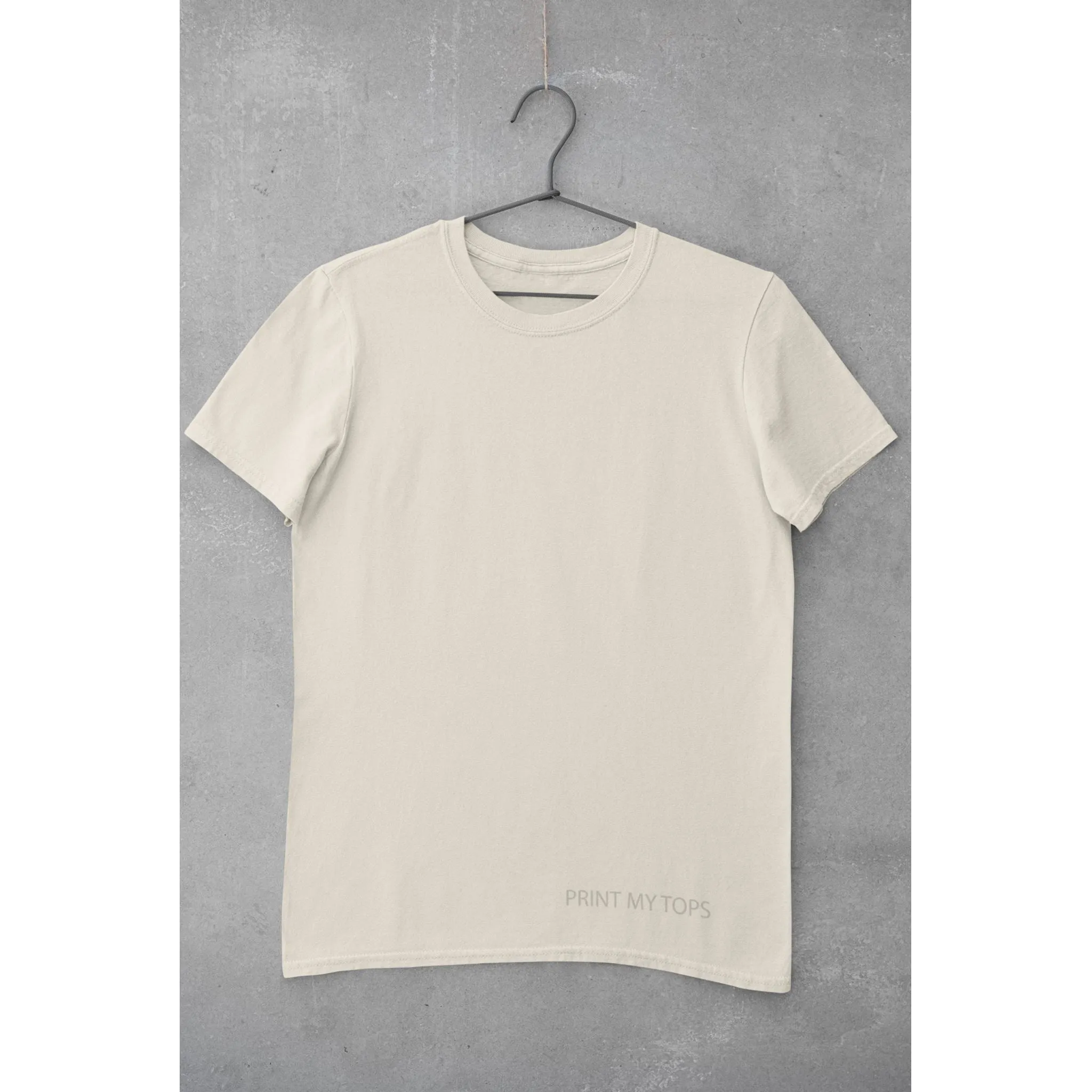 Crew Neck T-shirts with Your Photo and Text