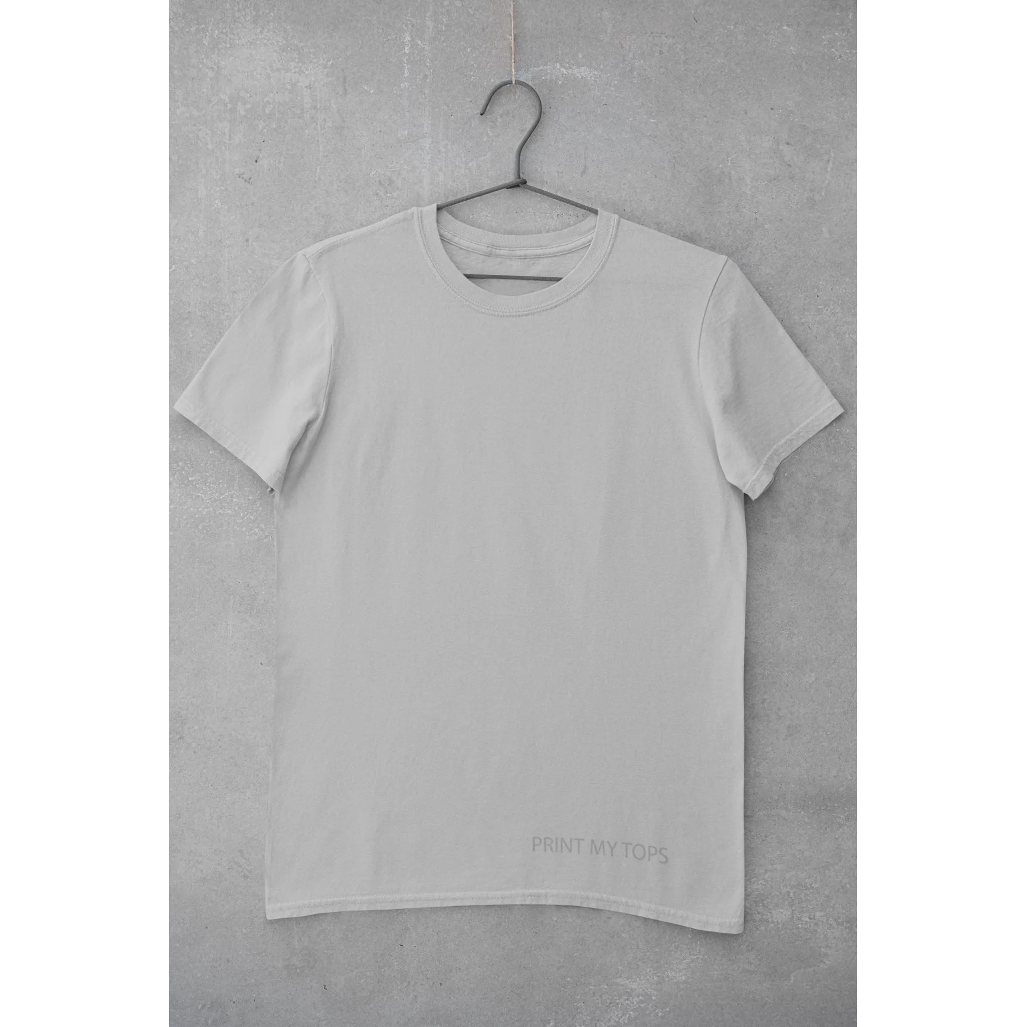 Crew Neck T-shirts with Your Photo and Text