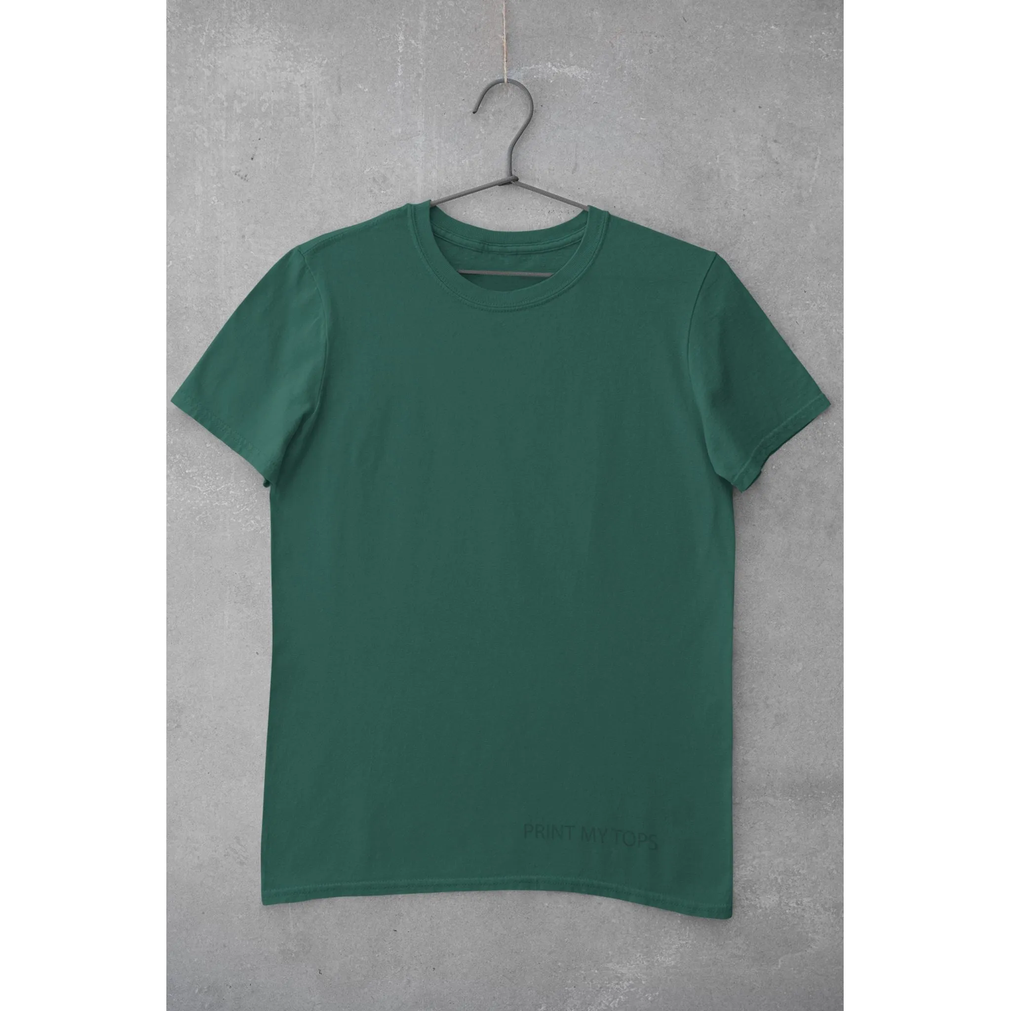 Crew Neck T-shirts with Your Photo and Text