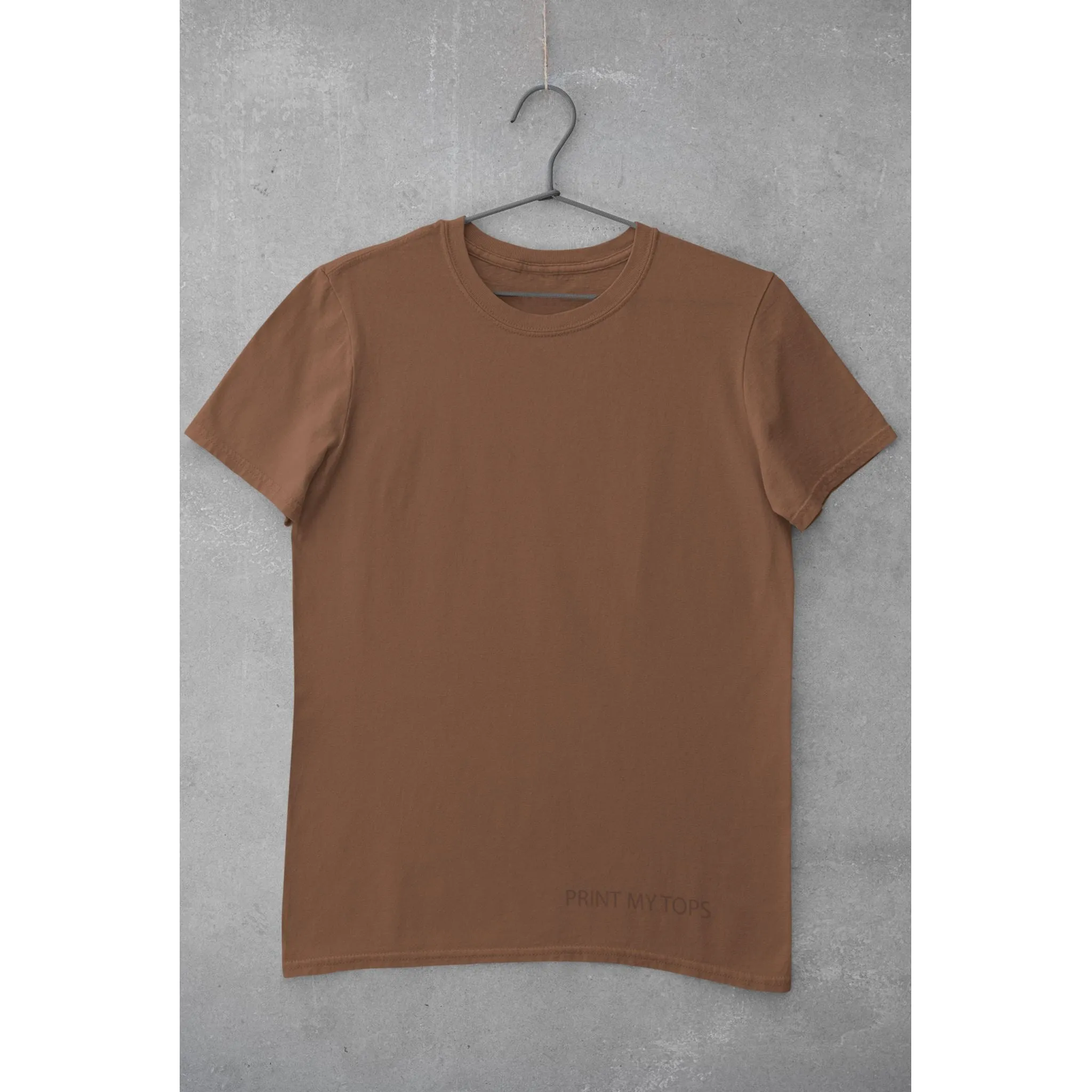 Crew Neck T-shirts with Your Photo and Text