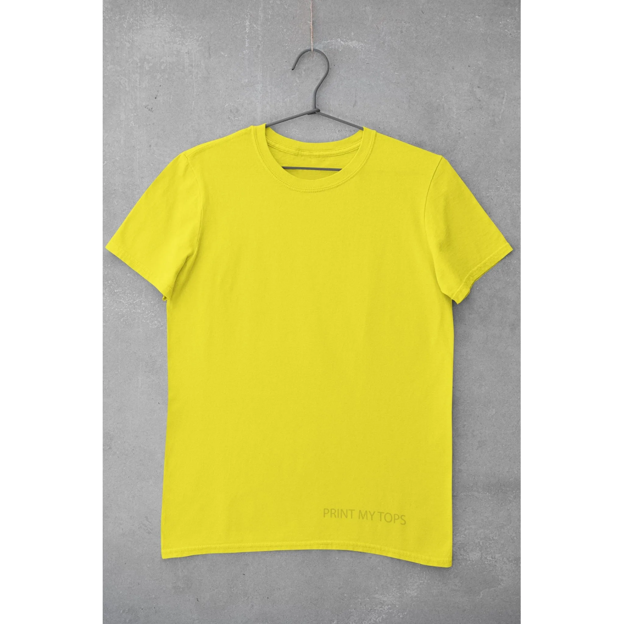 Crew Neck T-shirts with Your Photo and Text