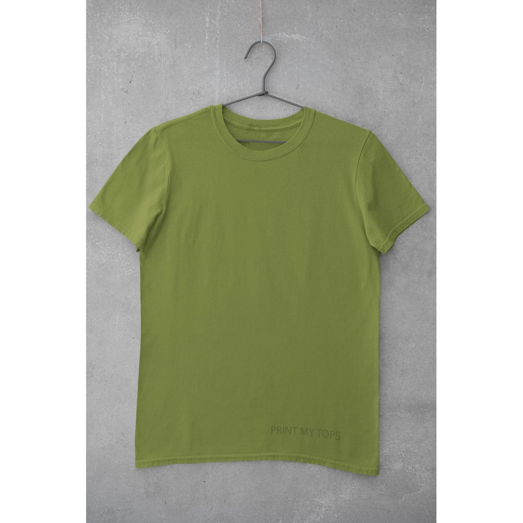 Crew Neck T-shirts with Your Photo and Text