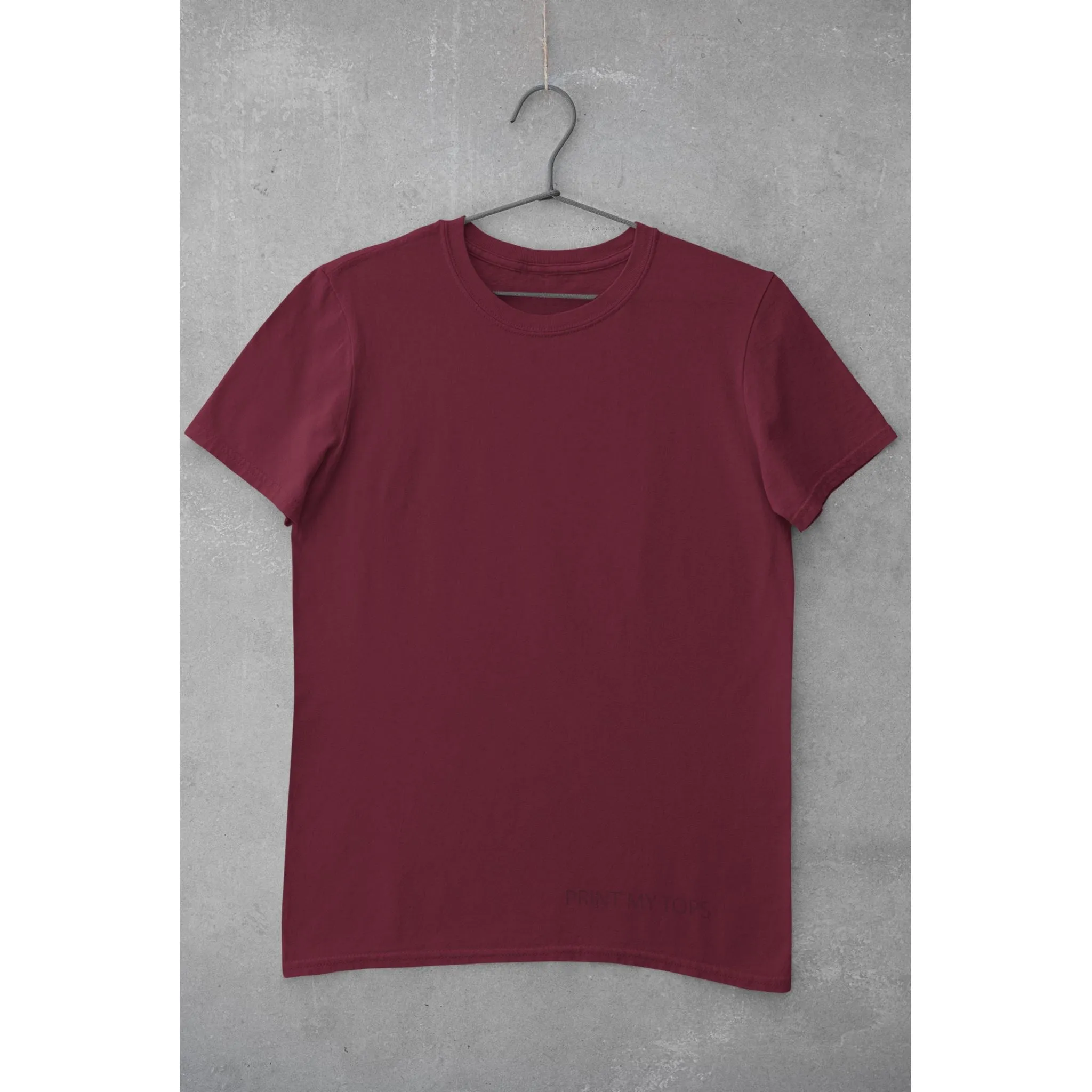 Crew Neck T-shirts with Your Photo and Text