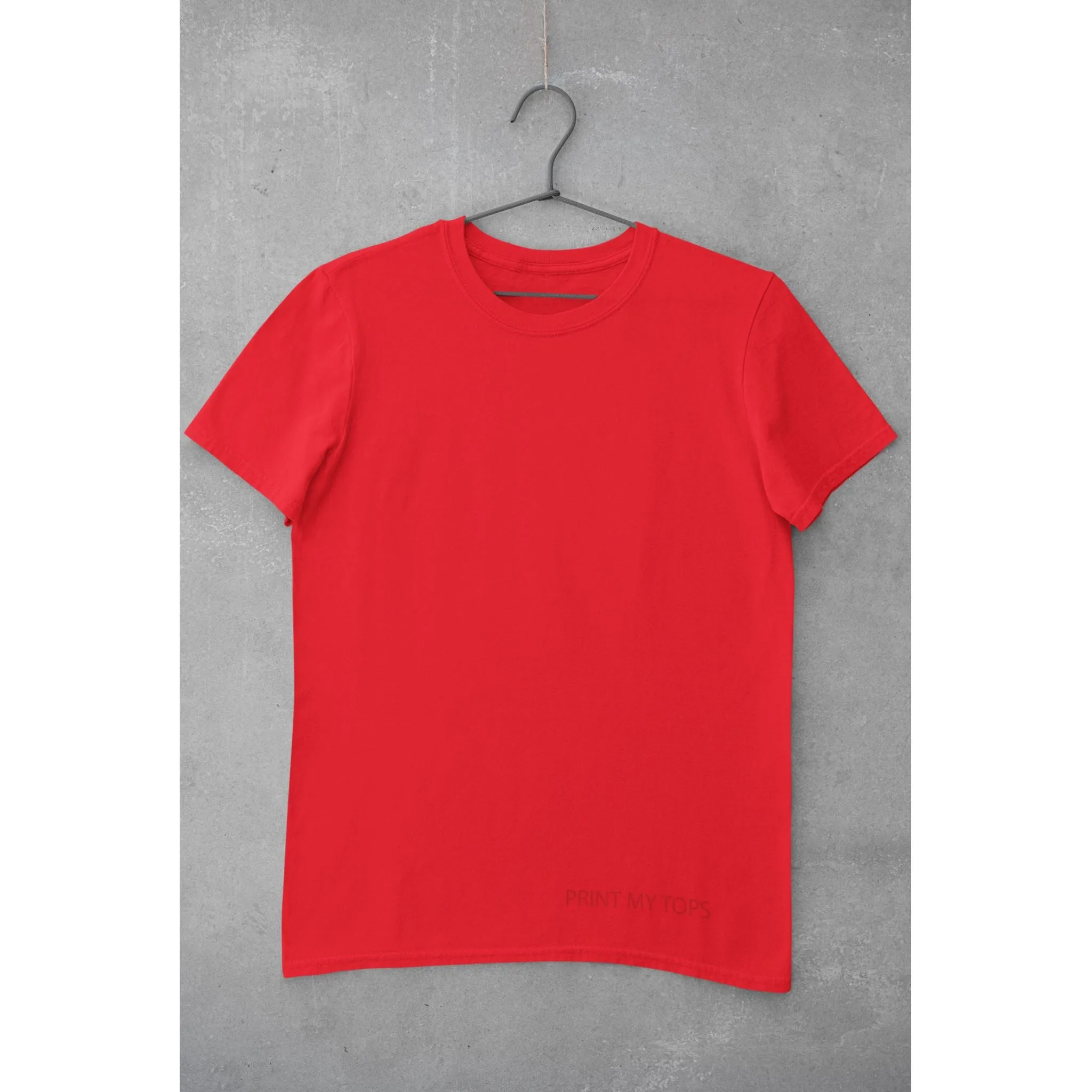 Crew Neck T-shirts with Your Photo and Text