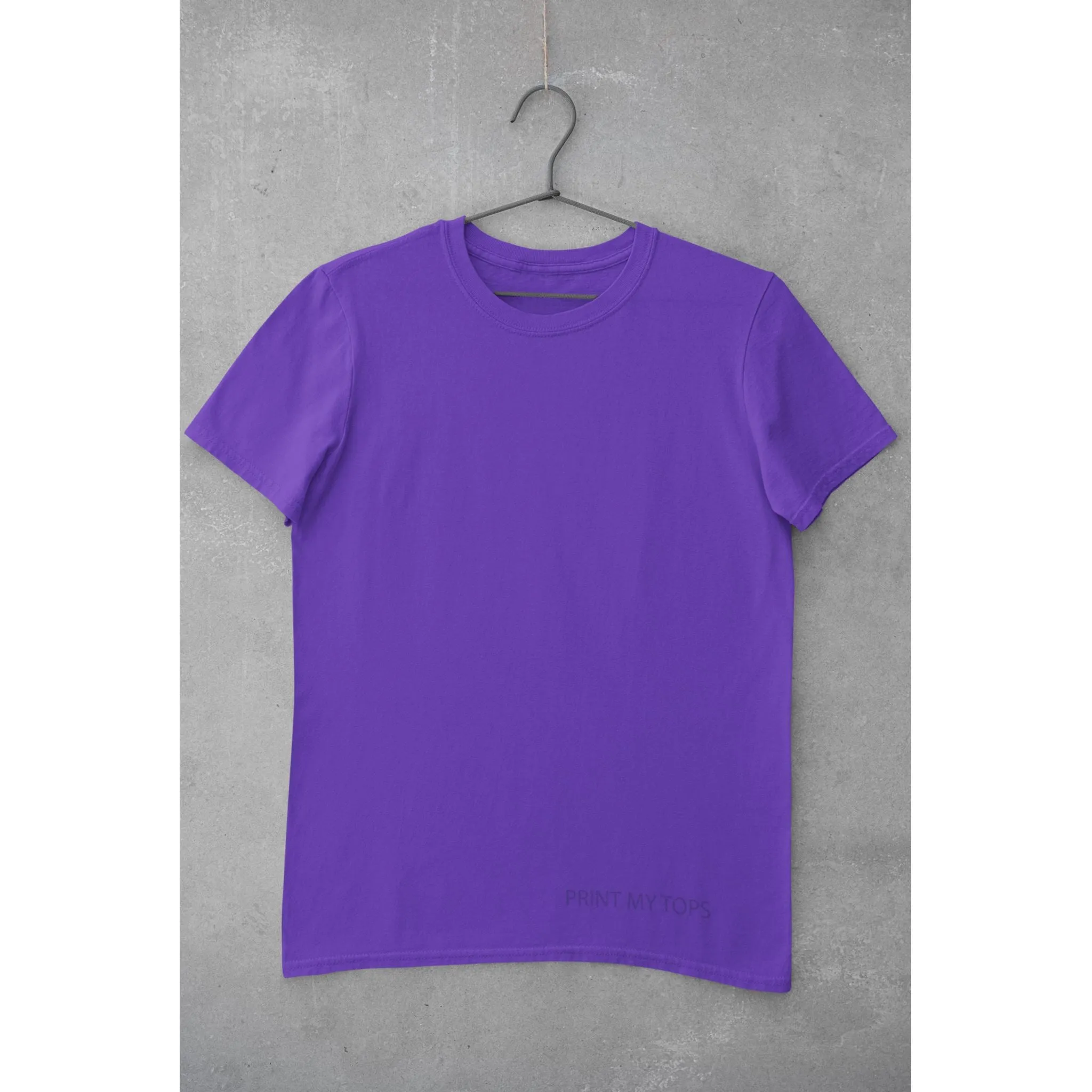 Crew Neck T-shirts with Your Photo and Text
