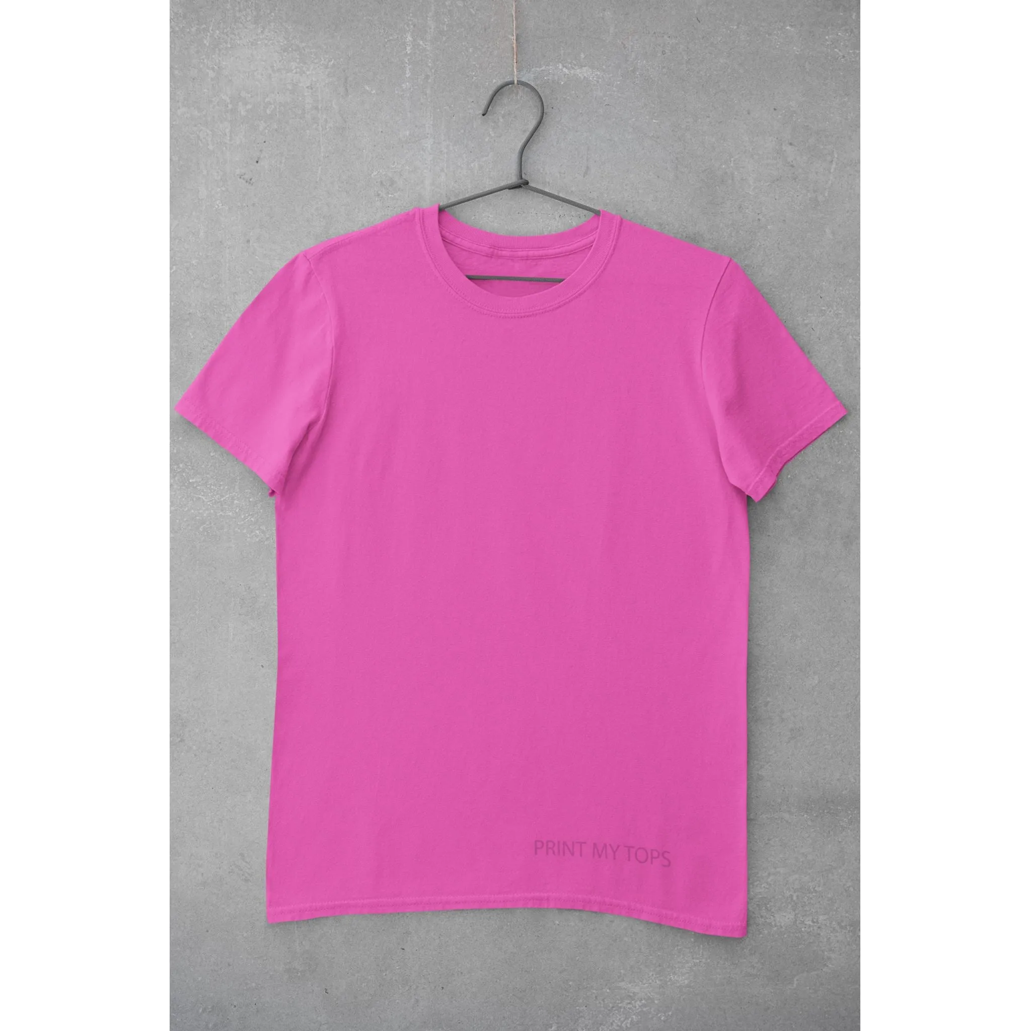 Crew Neck T-shirts with Your Photo and Text