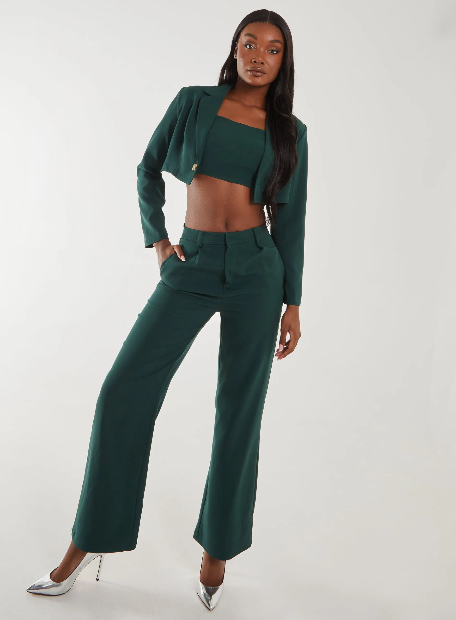 Cropped Blazer