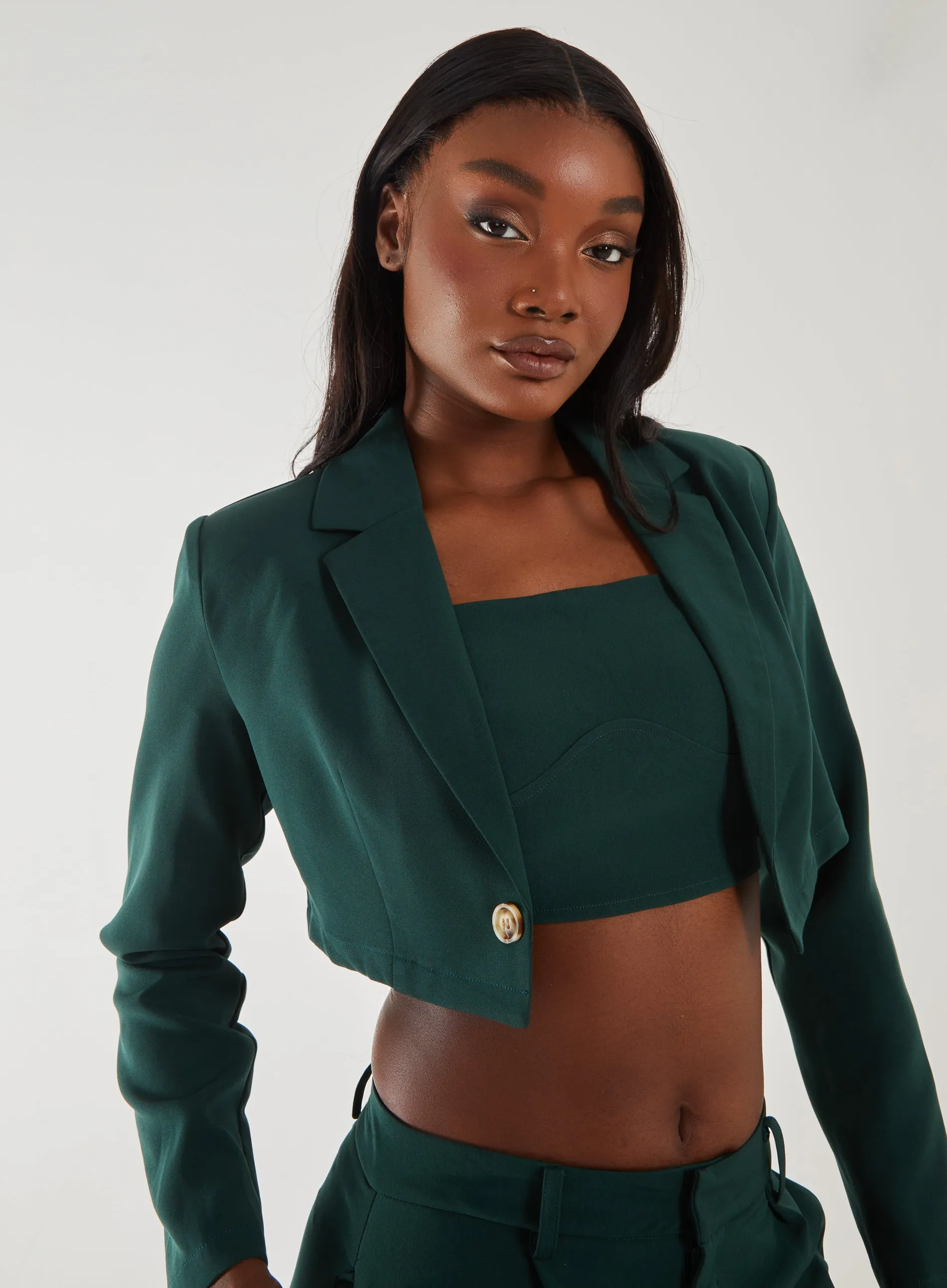 Cropped Blazer