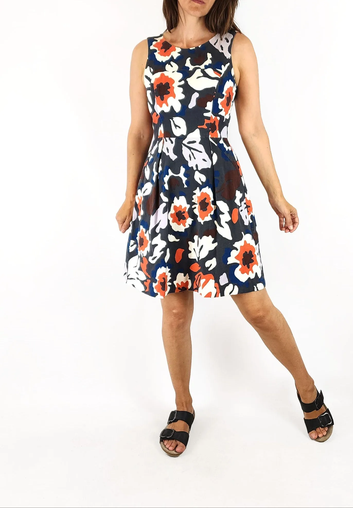 Cue floral dress size 8