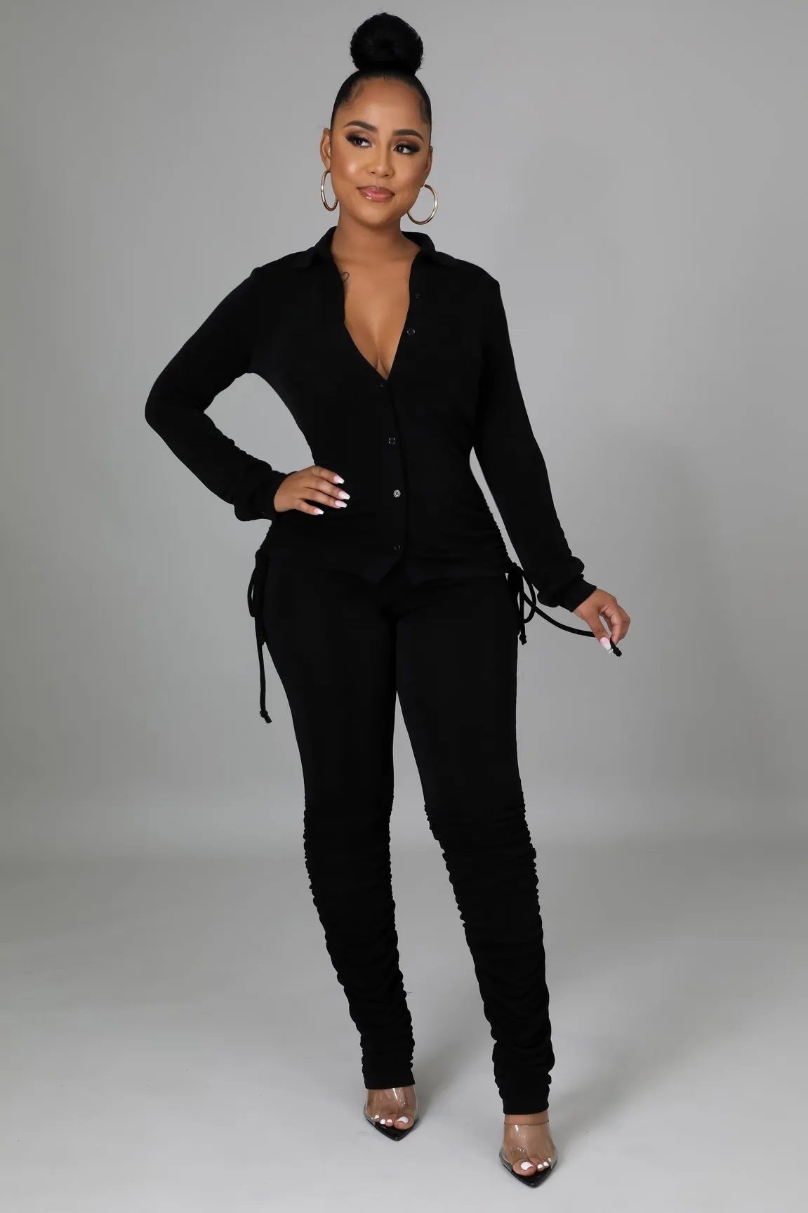 Cute Vibes Pants Set Plus