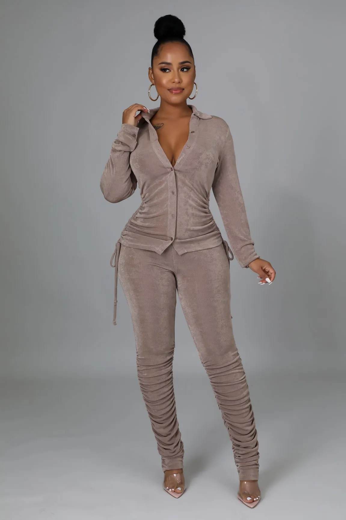 Cute Vibes Pants Set Plus