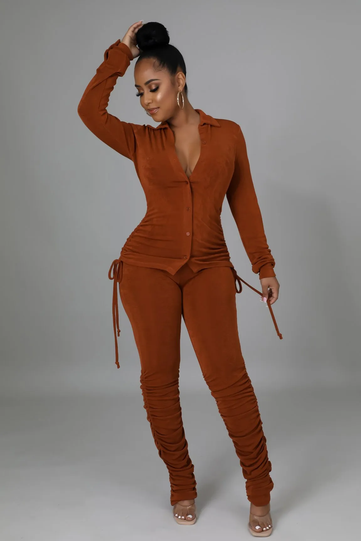 Cute Vibes Pants Set Plus