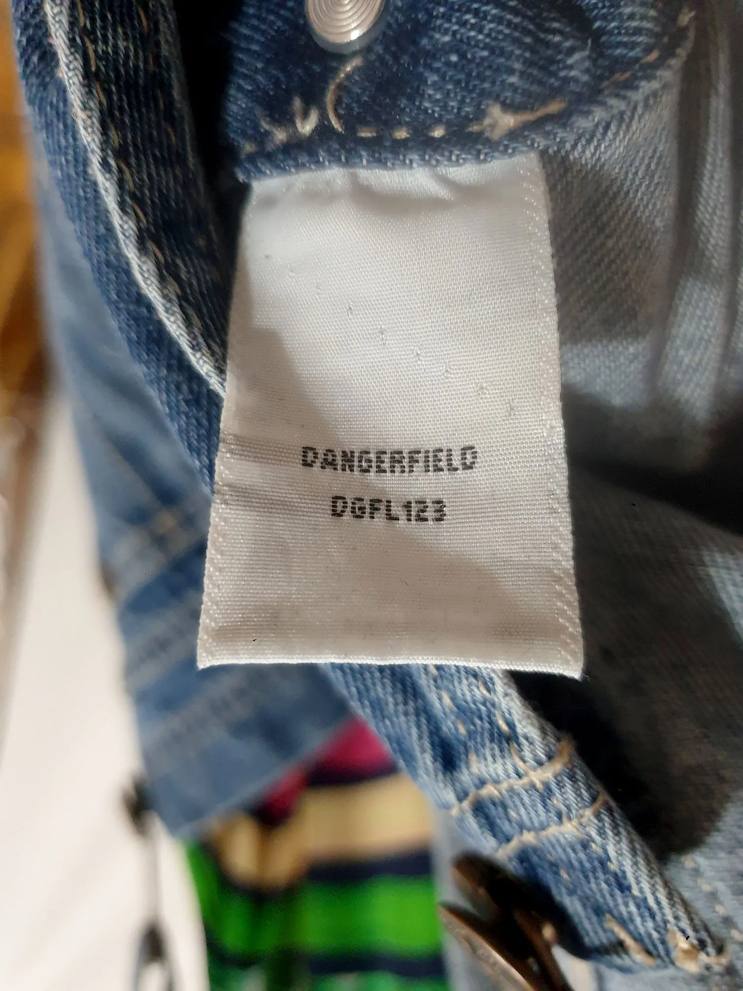Dangerfield denim overalls size 10