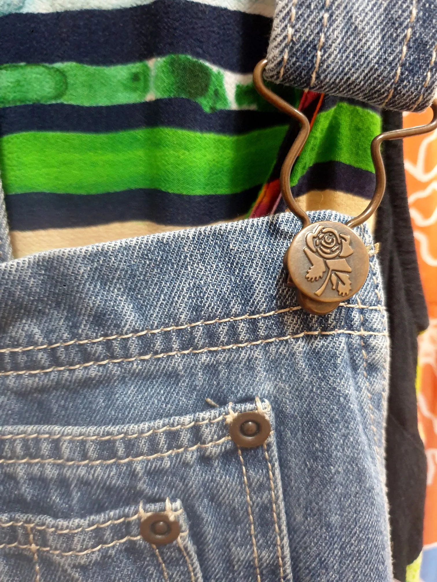 Dangerfield denim overalls size 10