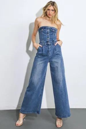 DENIM JUMPSUIT