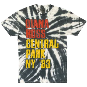 Diana Ross "Central Park 83" T-Shirt in Tie Dye