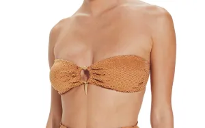 Diara Bandeau-Buttons Hot Pants Bikini ::RET