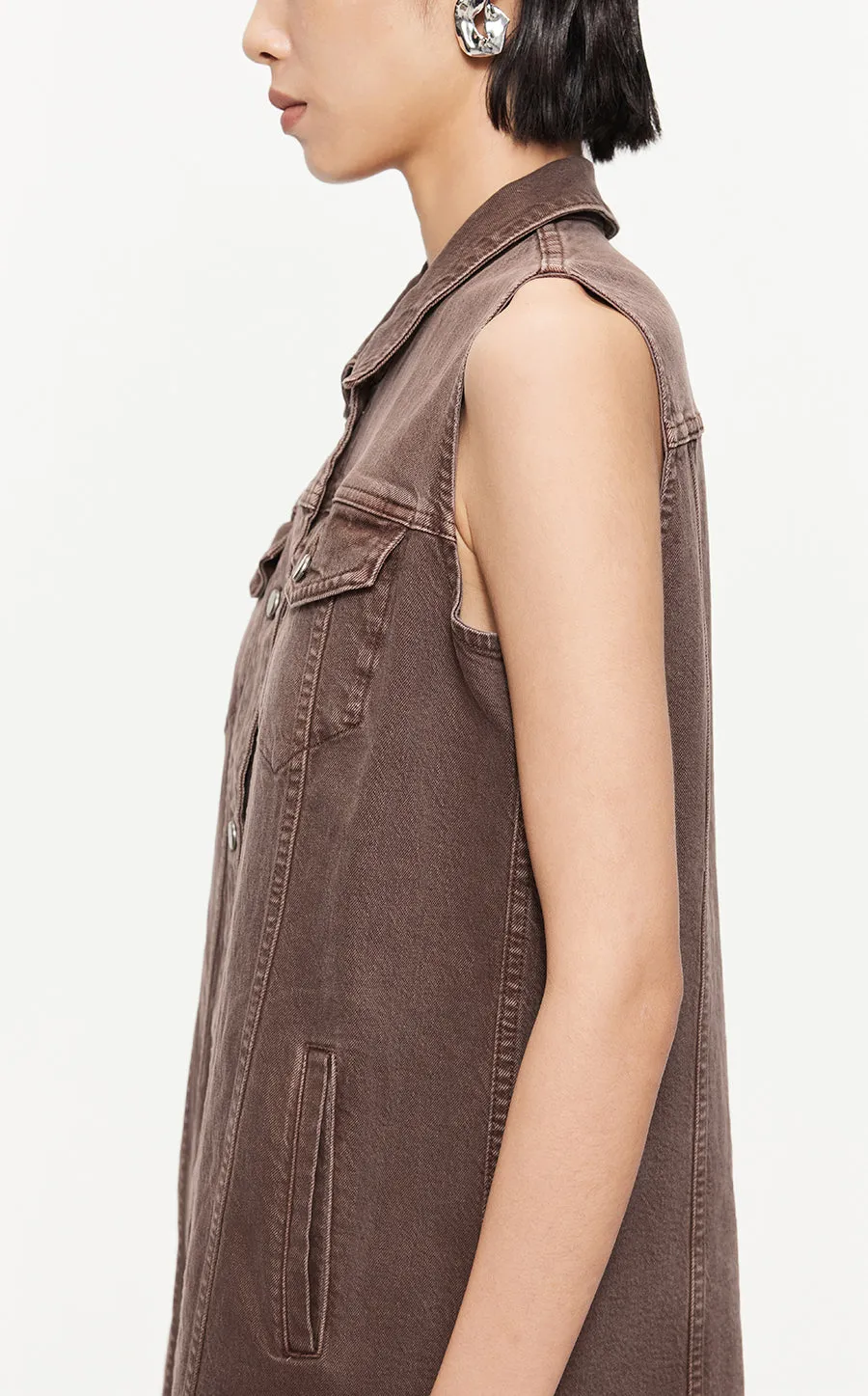 Dresses/JNBY Denim Hip-length Dresses
