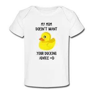 Ducking Autocorrect Organic Baby T-Shirt