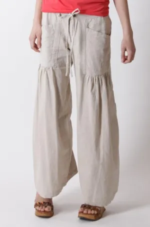Easy Wide Leg Linen Pants