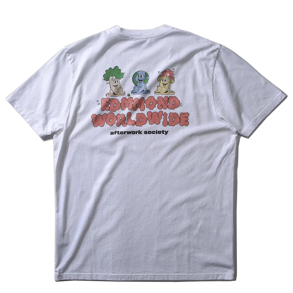 Edmmond Studios Afterwork Society  T-Shirt Off White