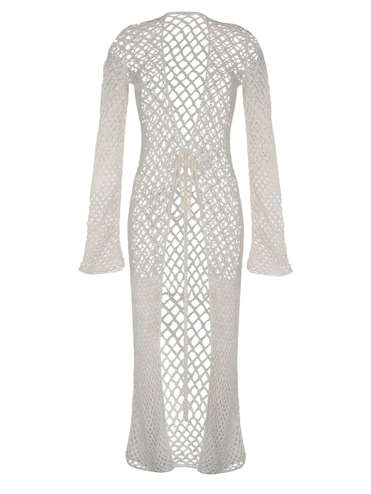 Elki Ivory Crochet Dress ::RET