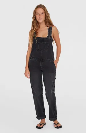 Essentials Twill-Latzhose | Black Out