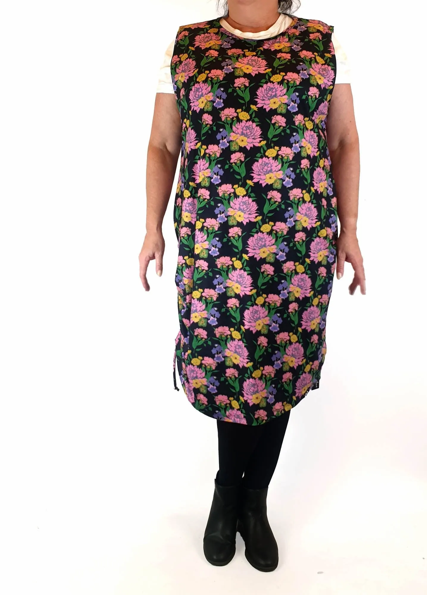 Exotica floral print sleeveless dress size XXL