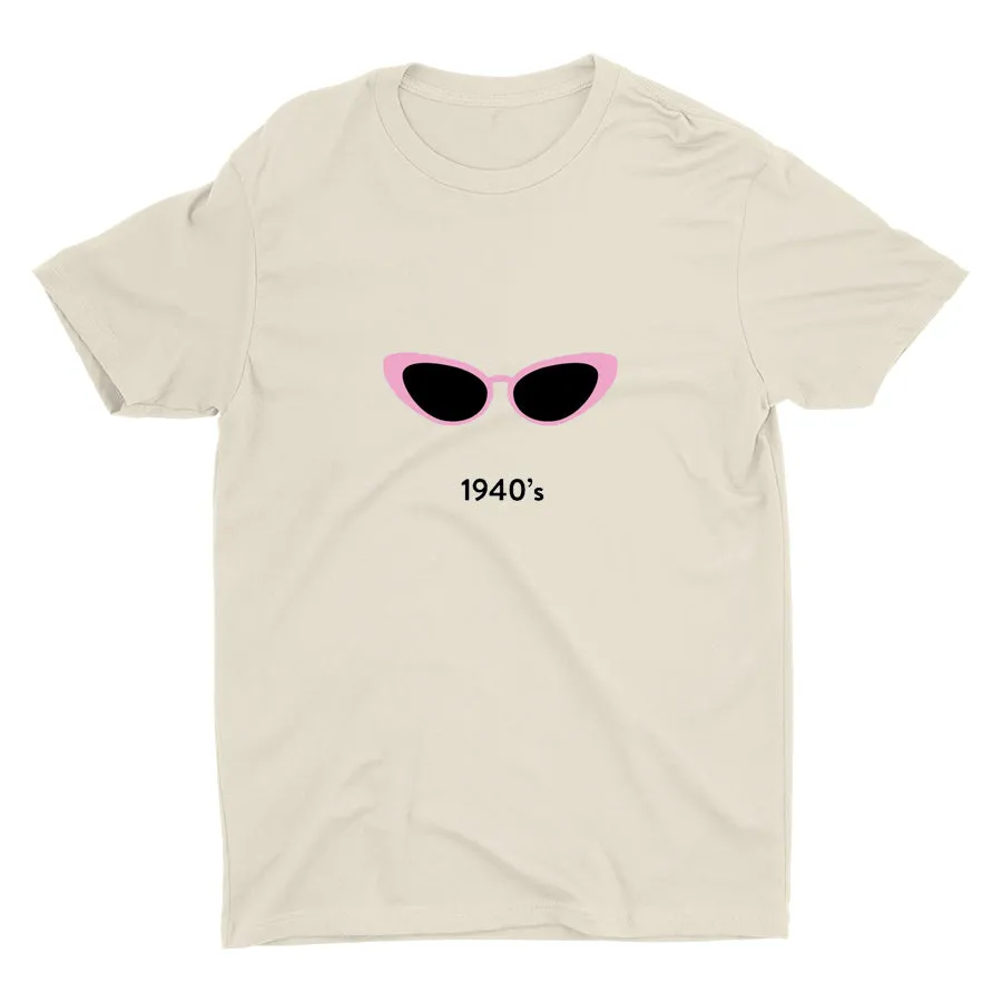 FASHION IN 1940'S  Cotton Tee