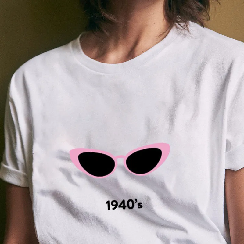 FASHION IN 1940'S  Cotton Tee
