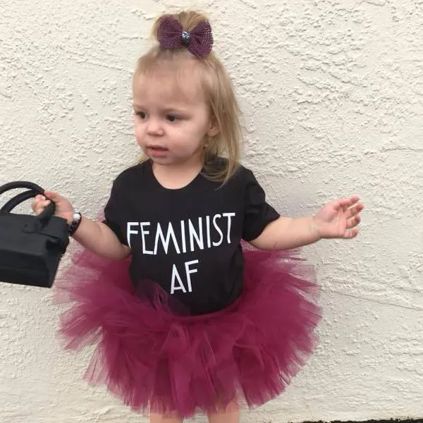 Feminist AF Toddler and Baby Tee