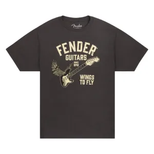 Fender Wings To Fly T-Shirt, Vintage Black, XL