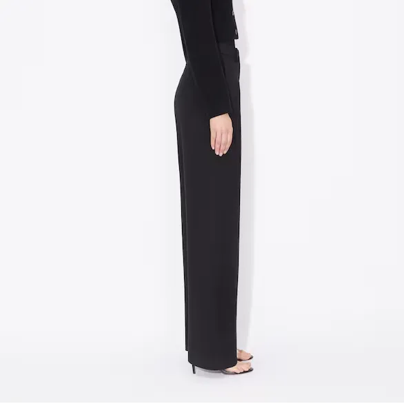 Fishbone high waist barrel leg pants