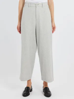 Flannel Wide Pants